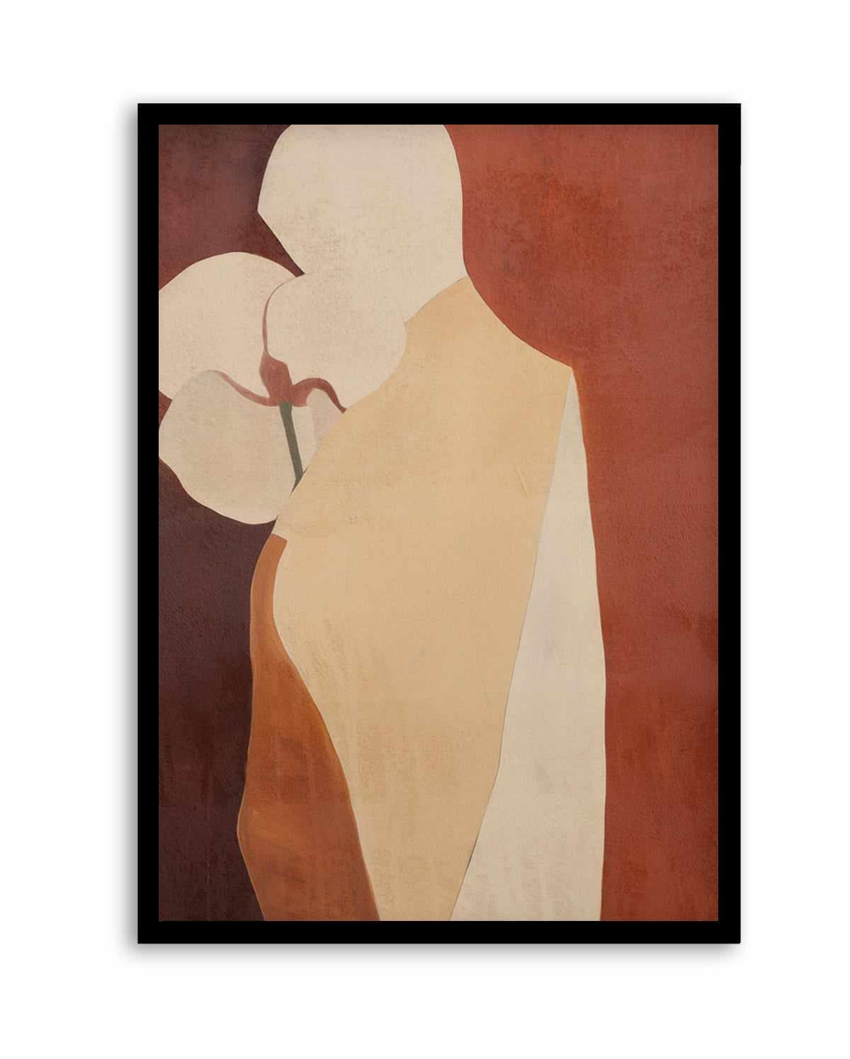 Burgundy Forms IV | Art Print from Olive et Oriel where you can shop wallpaper and artworks online