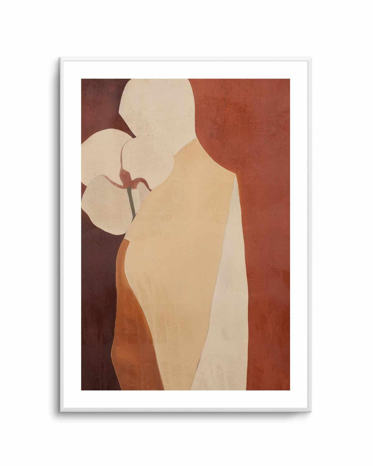 Burgundy Forms IV | Art Print from Olive et Oriel where you can shop wallpaper and artworks online