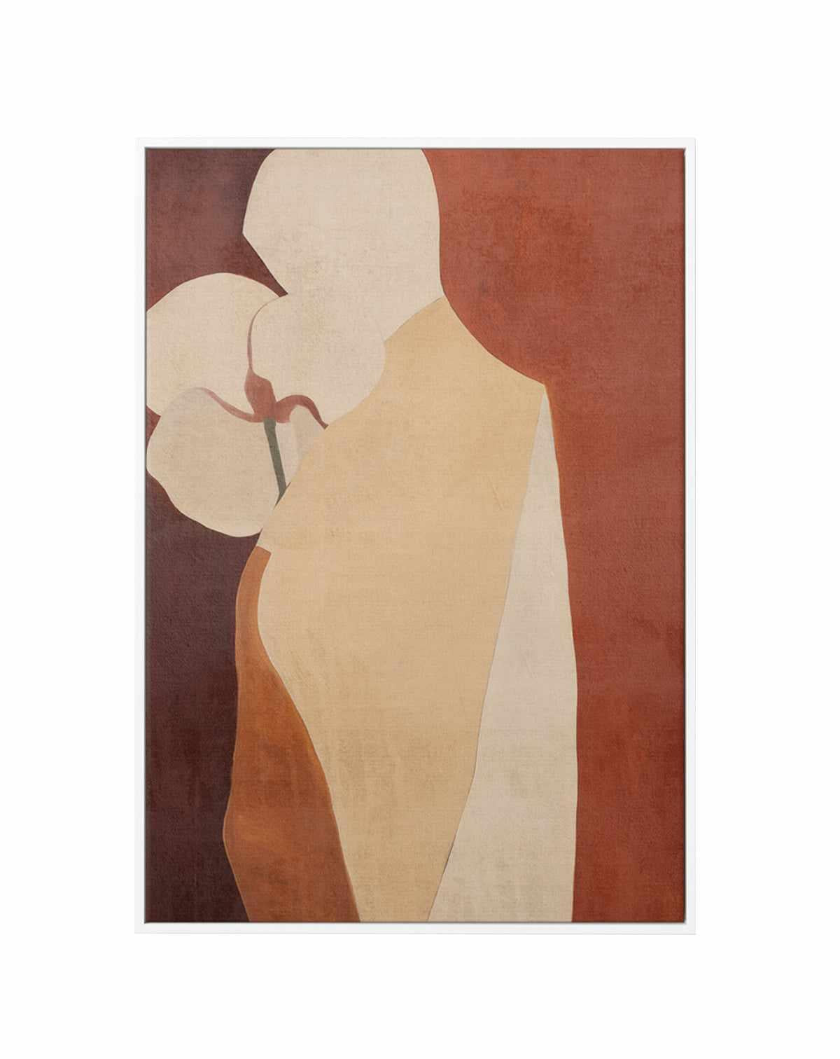 Burgundy Forms IV | Framed Canvas Art Print from Olive et Oriel where you can shop wallpaper and artworks online