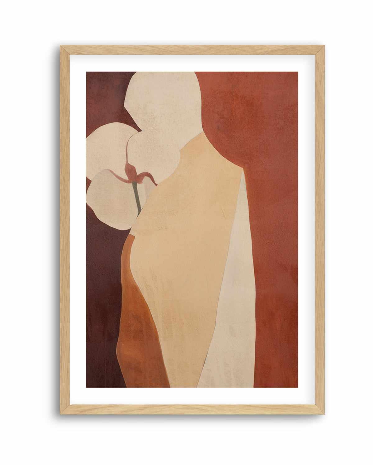 Burgundy Forms IV | Art Print from Olive et Oriel where you can shop wallpaper and artworks online