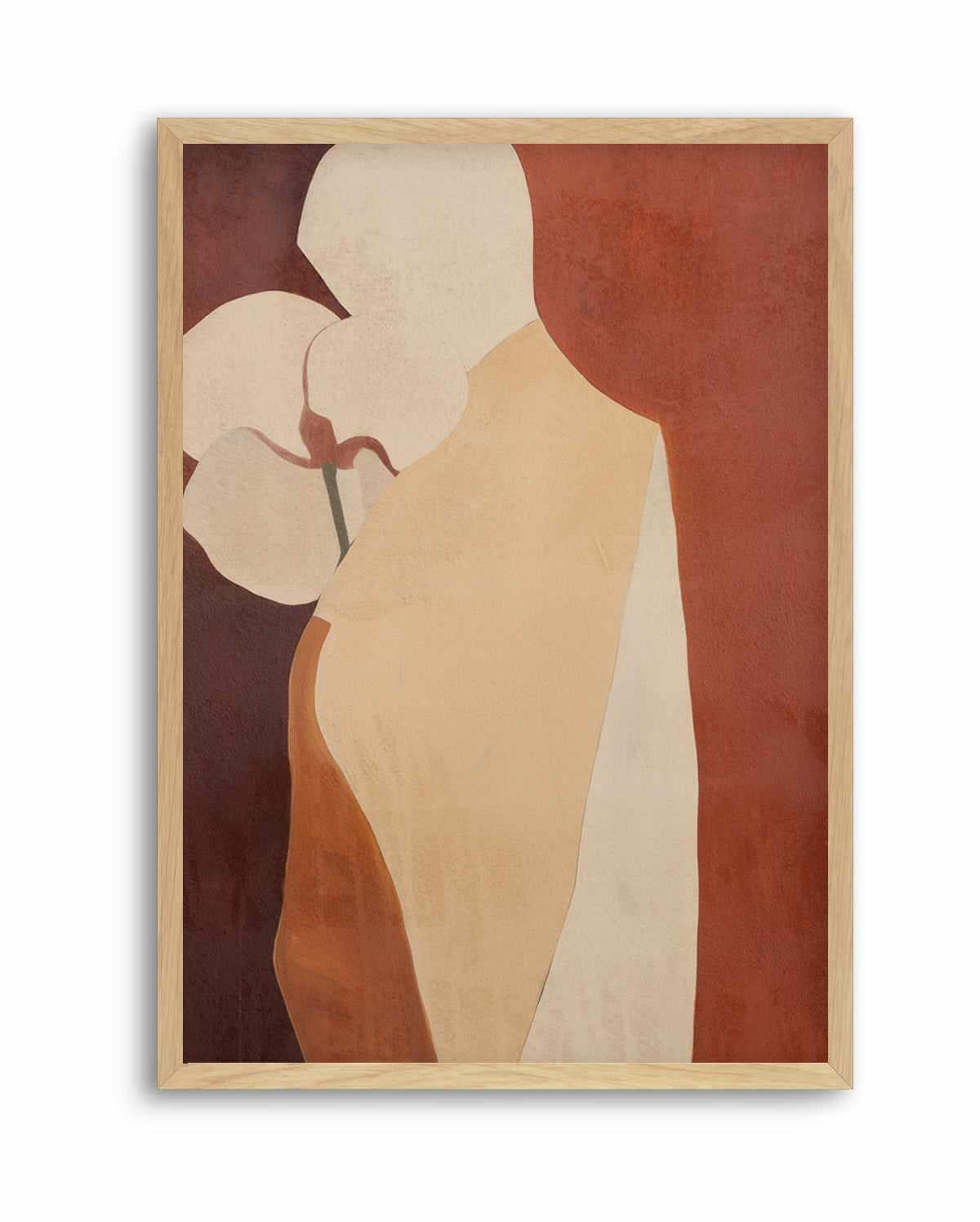 Burgundy Forms IV | Art Print from Olive et Oriel where you can shop wallpaper and artworks online