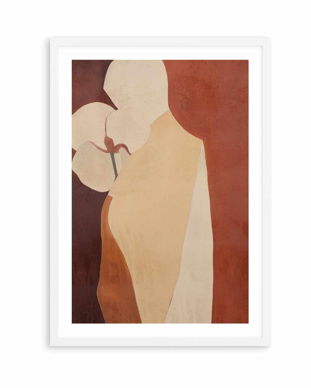 Burgundy Forms IV | Art Print from Olive et Oriel where you can shop wallpaper and artworks online