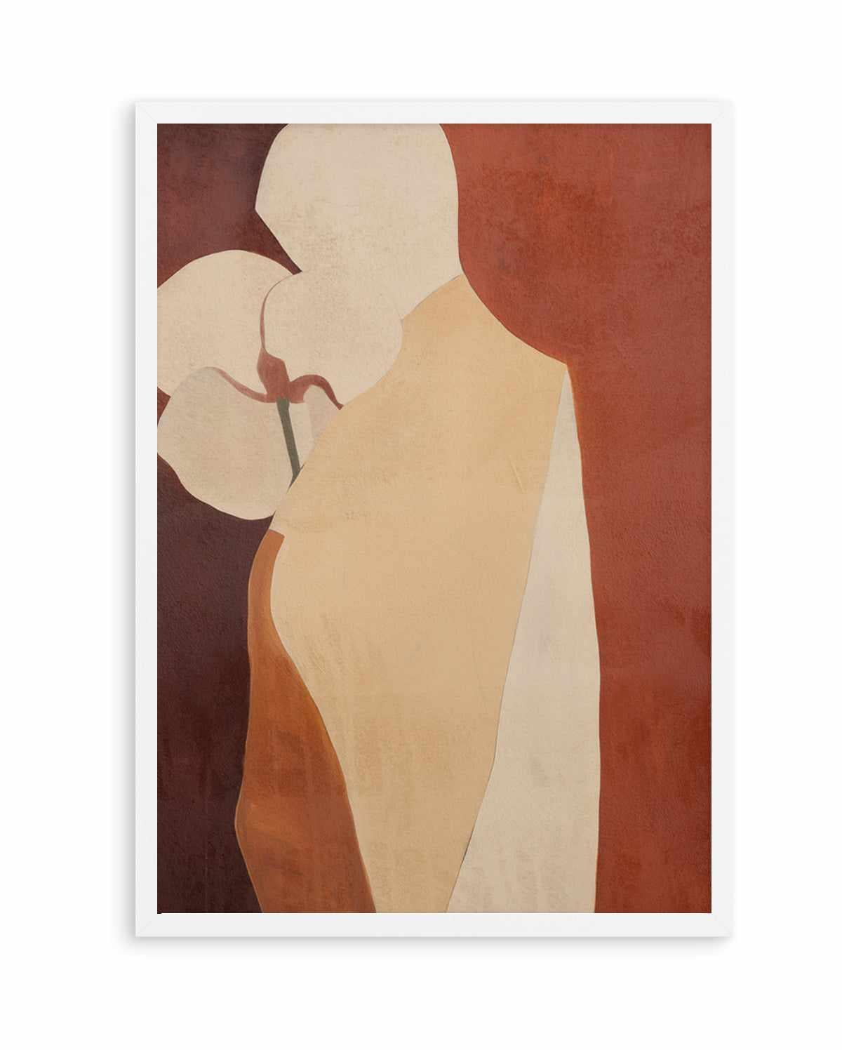 Burgundy Forms IV | Art Print from Olive et Oriel where you can shop wallpaper and artworks online