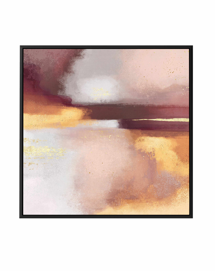 Burgundy Sunset By Elisabeth Fredriksson | Framed Canvas Art Print from Olive et Oriel where you can shop wallpaper and artworks online