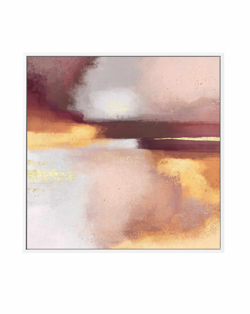 Burgundy Sunset By Elisabeth Fredriksson | Framed Canvas Art Print