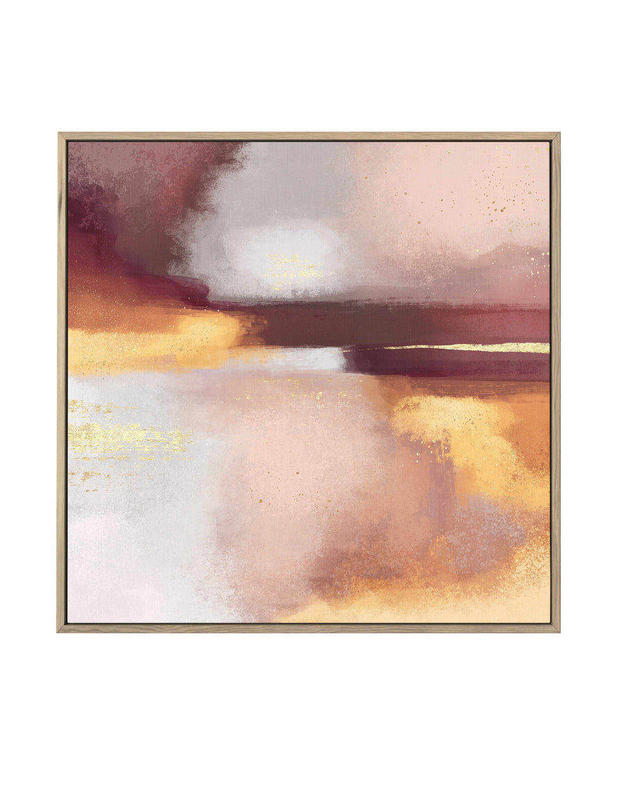 Burgundy Sunset By Elisabeth Fredriksson | Framed Canvas Art Print from Olive et Oriel where you can shop wallpaper and artworks online