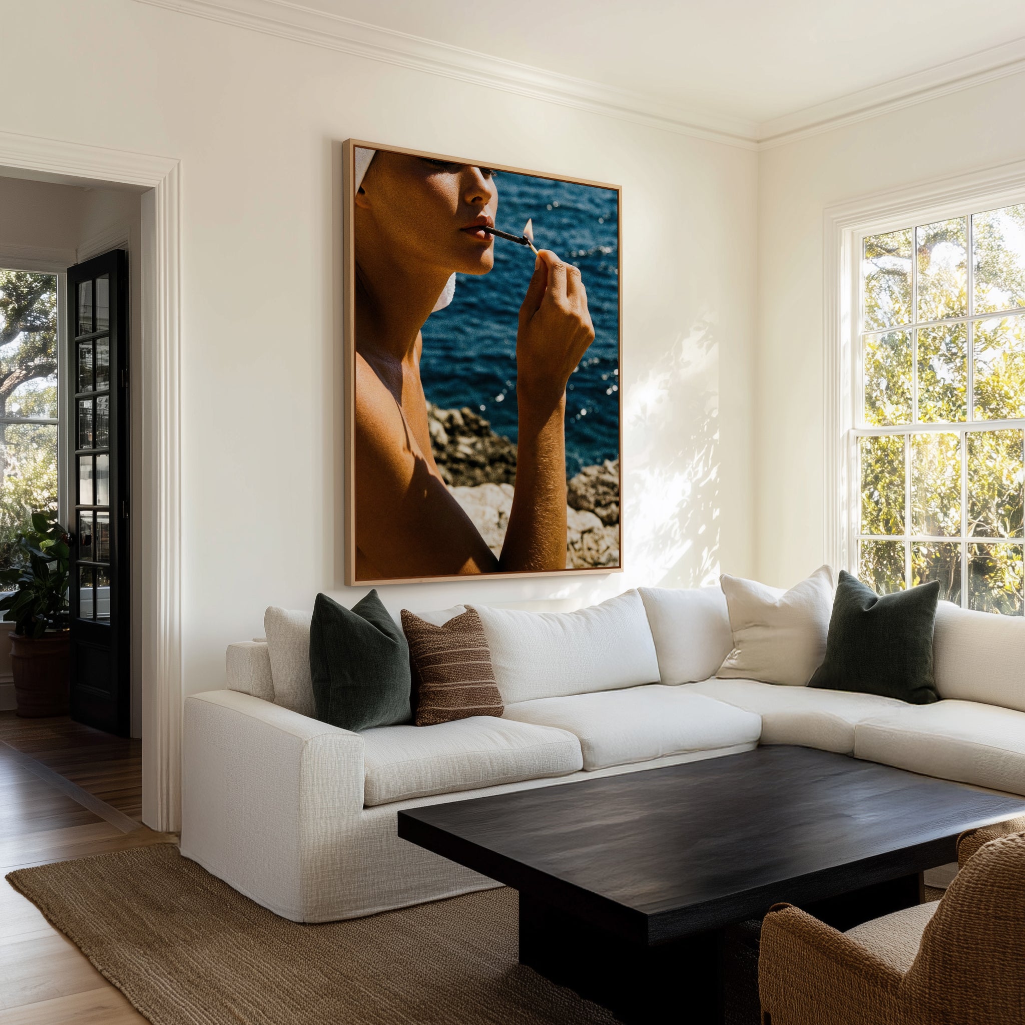 Burn Notice | Framed Canvas Art Print