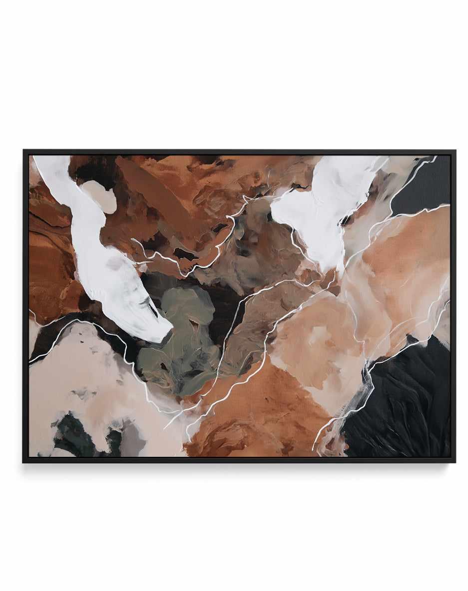 Burnished I | Framed Canvas Art Print from Olive et Oriel where you can shop wallpaper and artworks online