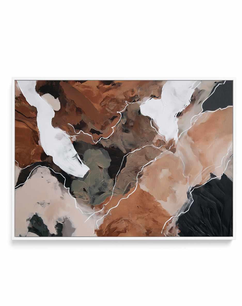 Burnished I | Framed Canvas Art Print from Olive et Oriel where you can shop wallpaper and artworks online