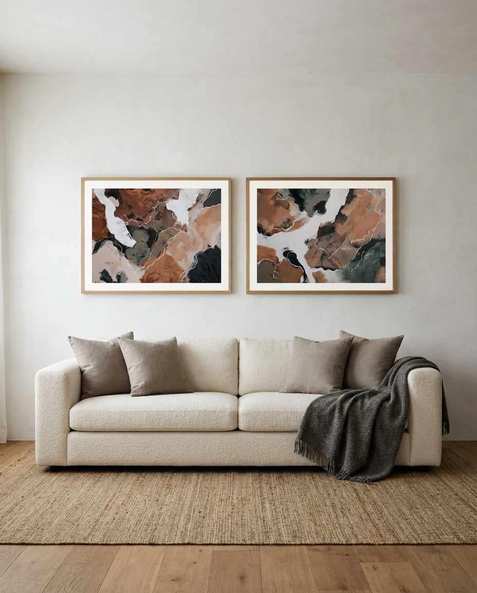 Burnished I | Art Print from Olive et Oriel where you can shop wallpaper and artworks online
