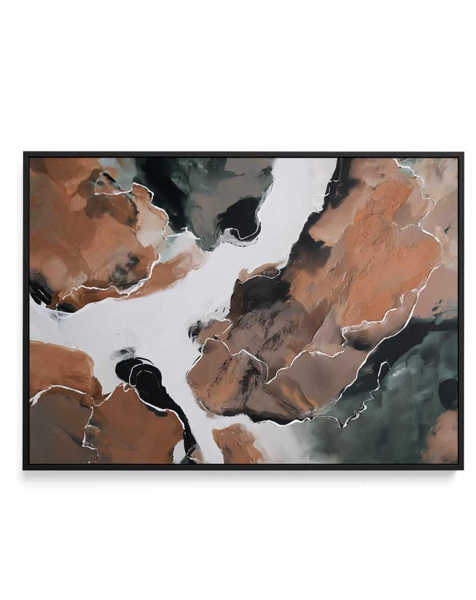 Burnished II | Framed Canvas Art Print from Olive et Oriel where you can shop wallpaper and artworks online