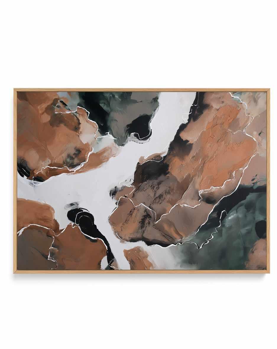 Burnished II | Framed Canvas Art Print from Olive et Oriel where you can shop wallpaper and artworks online