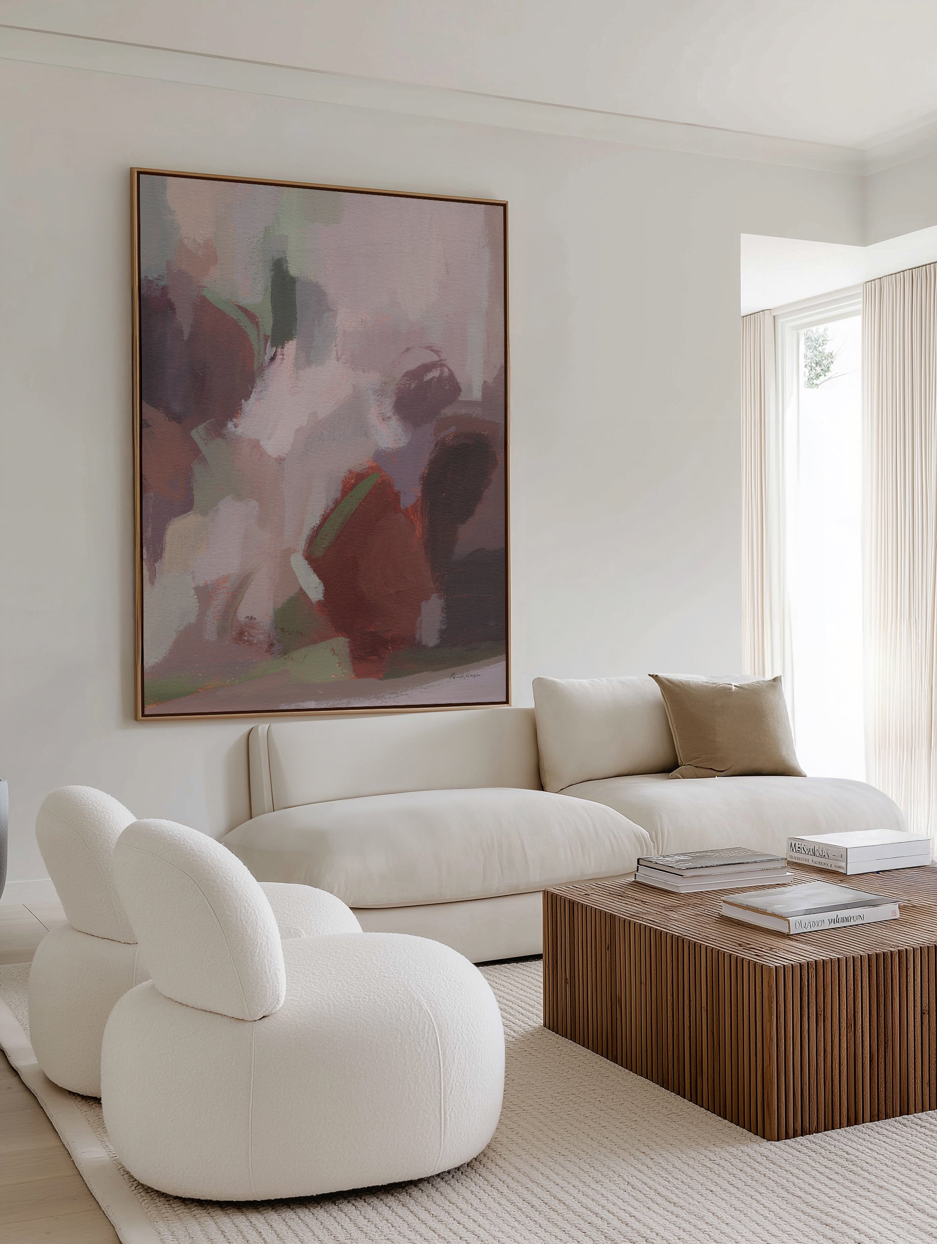 Burnt Earth | Framed Canvas Art Print