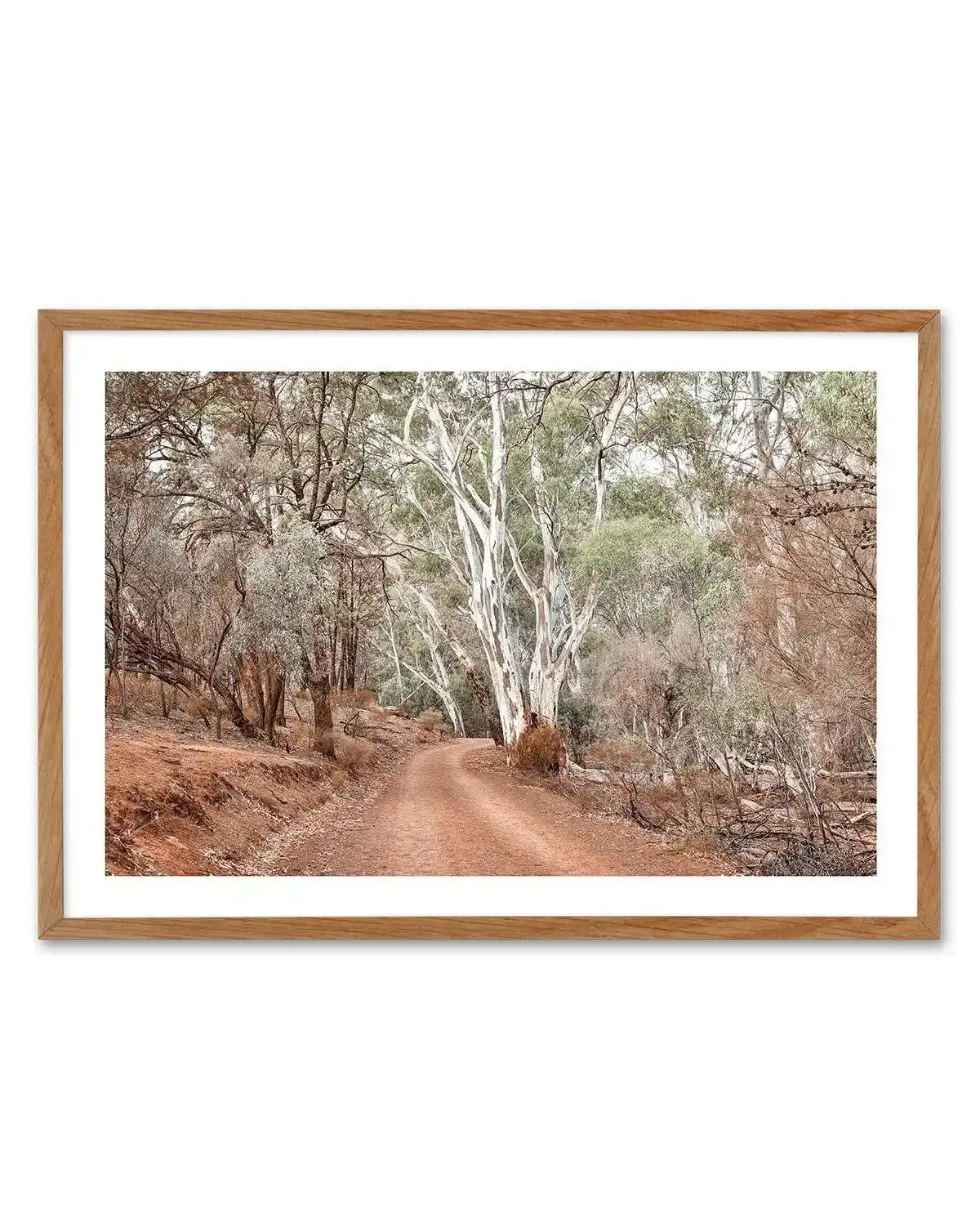 Bush Tracks Art Print-PRINT-Olive et Oriel-Olive et Oriel-50x70 cm | 19.6" x 27.5"-Walnut-With White Border-Buy-Australian-Art-Prints-Online-with-Olive-et-Oriel-Your-Artwork-Specialists-Austrailia-Decorate-With-Coastal-Photo-Wall-Art-Prints-From-Our-Beach-House-Artwork-Collection-Fine-Poster-and-Framed-Artwork