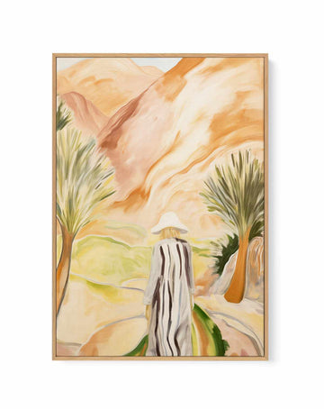 Bush Walker | Framed Canvas Art Print from Olive et Oriel where you can shop wallpaper and artworks online