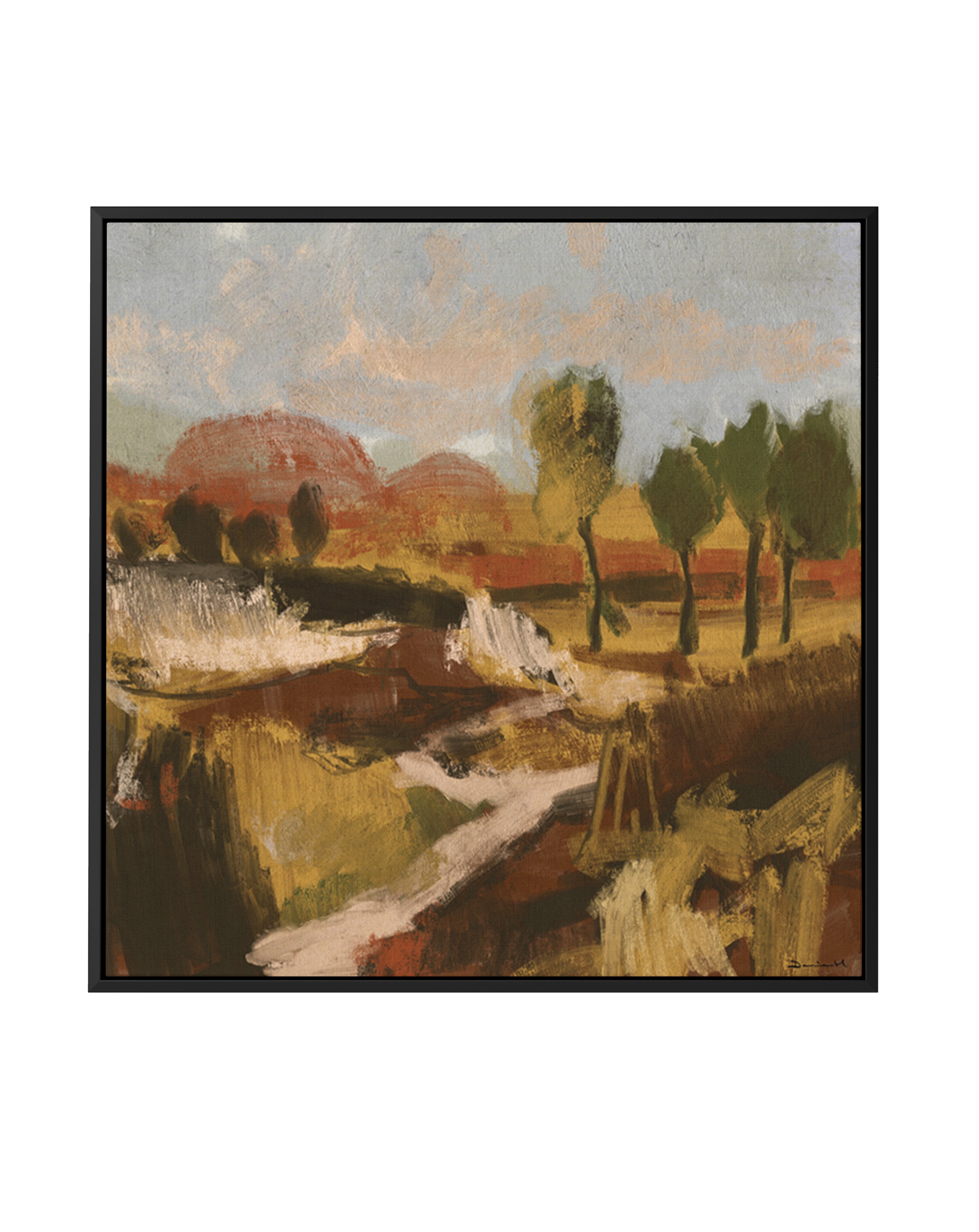 Bush by Dan Hobday | Framed Canvas Art Print
