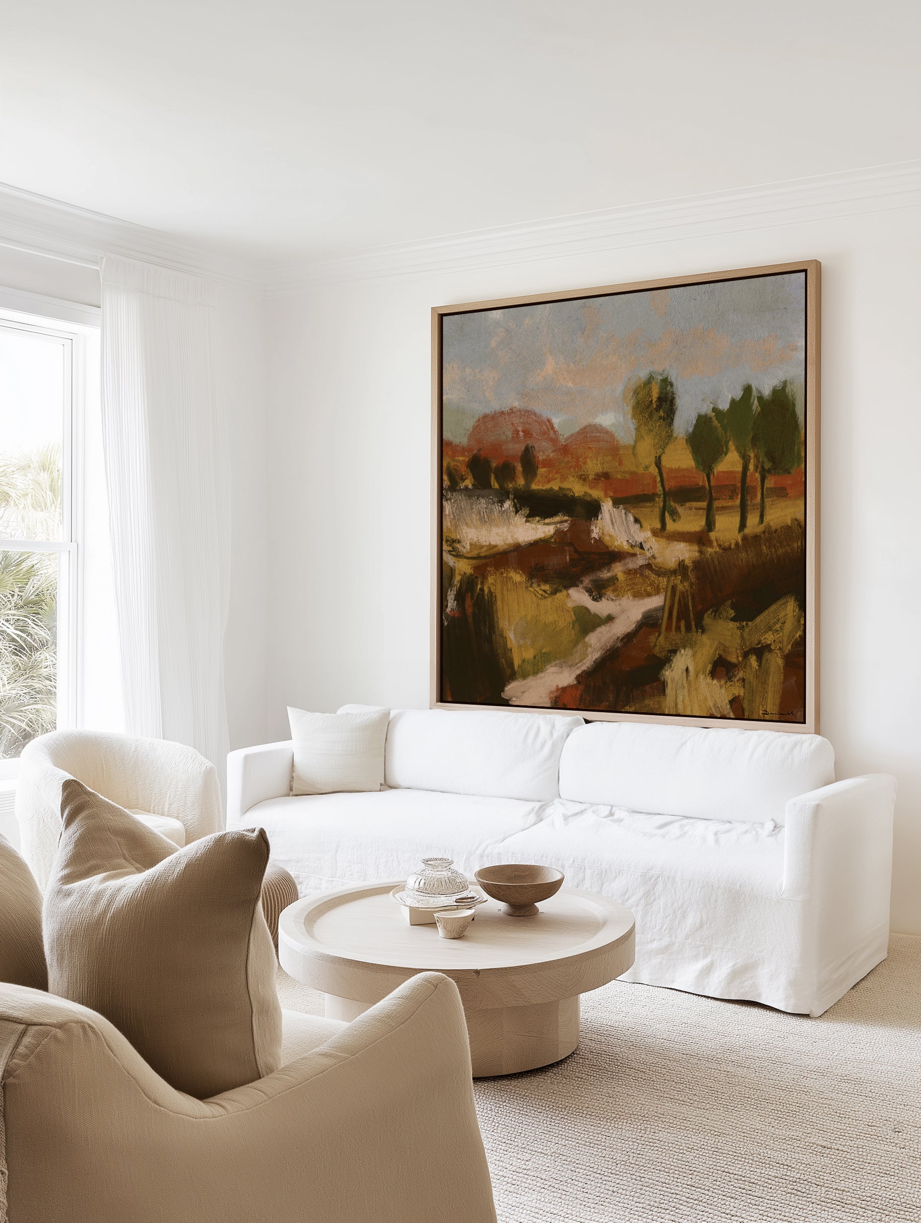 Bush by Dan Hobday | Framed Canvas Art Print