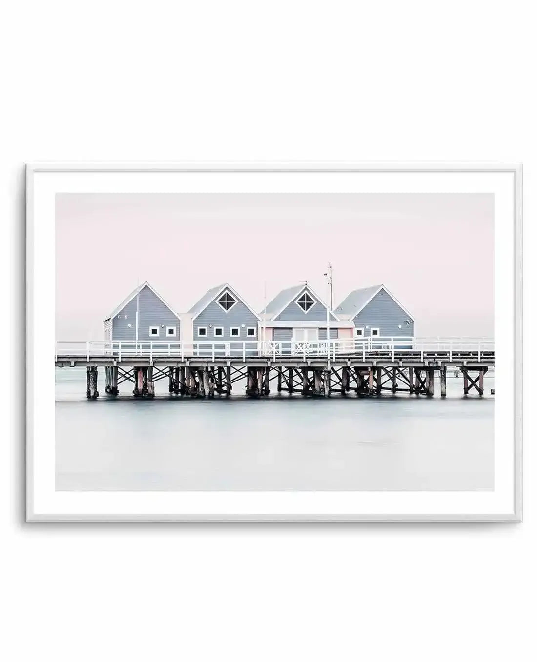 Busselton Jetty, WA Art Print-PRINT-Olive et Oriel-Olive et Oriel-A5 | 5.8" x 8.3" | 14.8 x 21cm-Unframed Art Print-With White Border-Buy-Australian-Art-Prints-Online-with-Olive-et-Oriel-Your-Artwork-Specialists-Austrailia-Decorate-With-Coastal-Photo-Wall-Art-Prints-From-Our-Beach-House-Artwork-Collection-Fine-Poster-and-Framed-Artwork