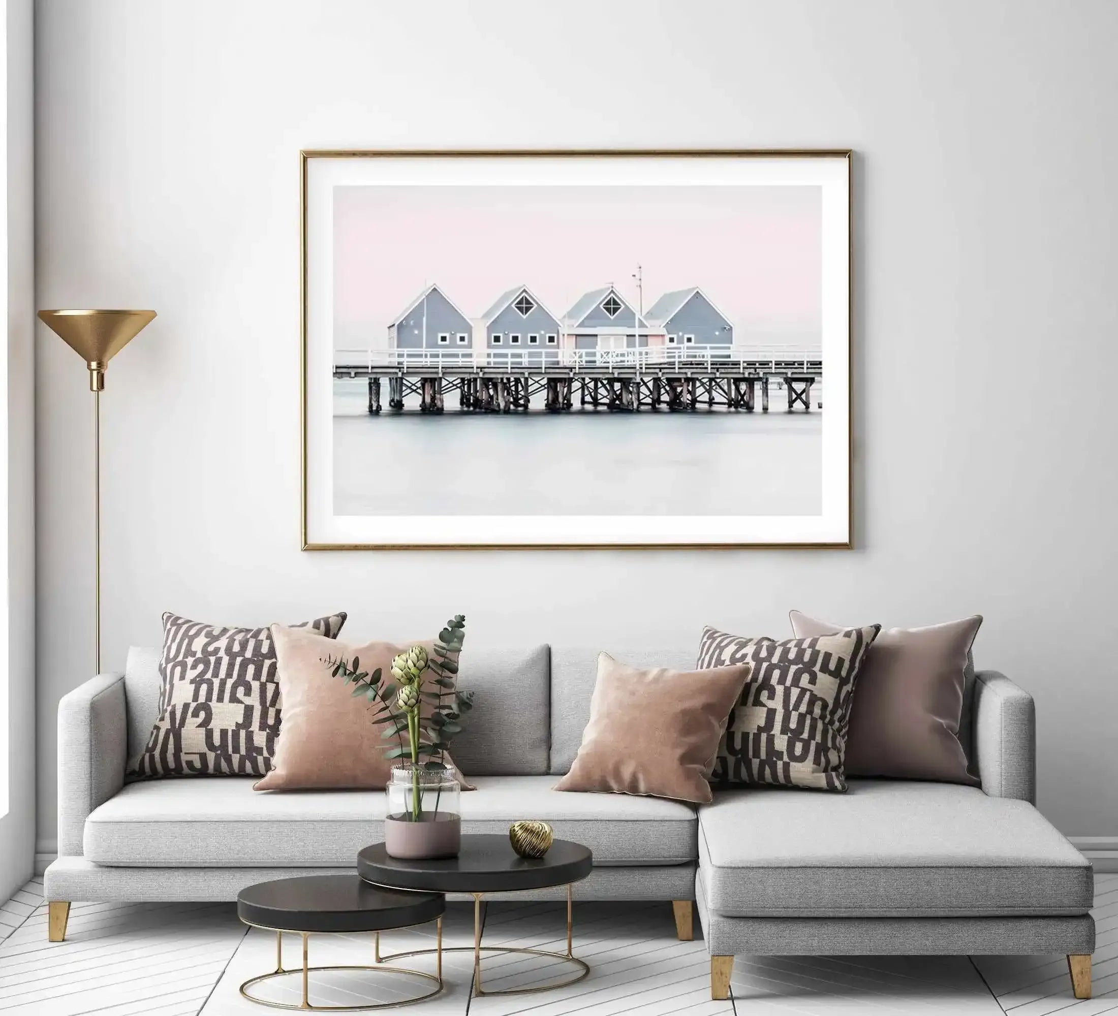 Busselton Jetty, WA Art Print-PRINT-Olive et Oriel-Olive et Oriel-Buy-Australian-Art-Prints-Online-with-Olive-et-Oriel-Your-Artwork-Specialists-Austrailia-Decorate-With-Coastal-Photo-Wall-Art-Prints-From-Our-Beach-House-Artwork-Collection-Fine-Poster-and-Framed-Artwork