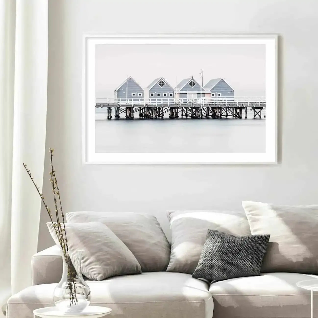 Busselton Jetty, WA Art Print-PRINT-Olive et Oriel-Olive et Oriel-Buy-Australian-Art-Prints-Online-with-Olive-et-Oriel-Your-Artwork-Specialists-Austrailia-Decorate-With-Coastal-Photo-Wall-Art-Prints-From-Our-Beach-House-Artwork-Collection-Fine-Poster-and-Framed-Artwork