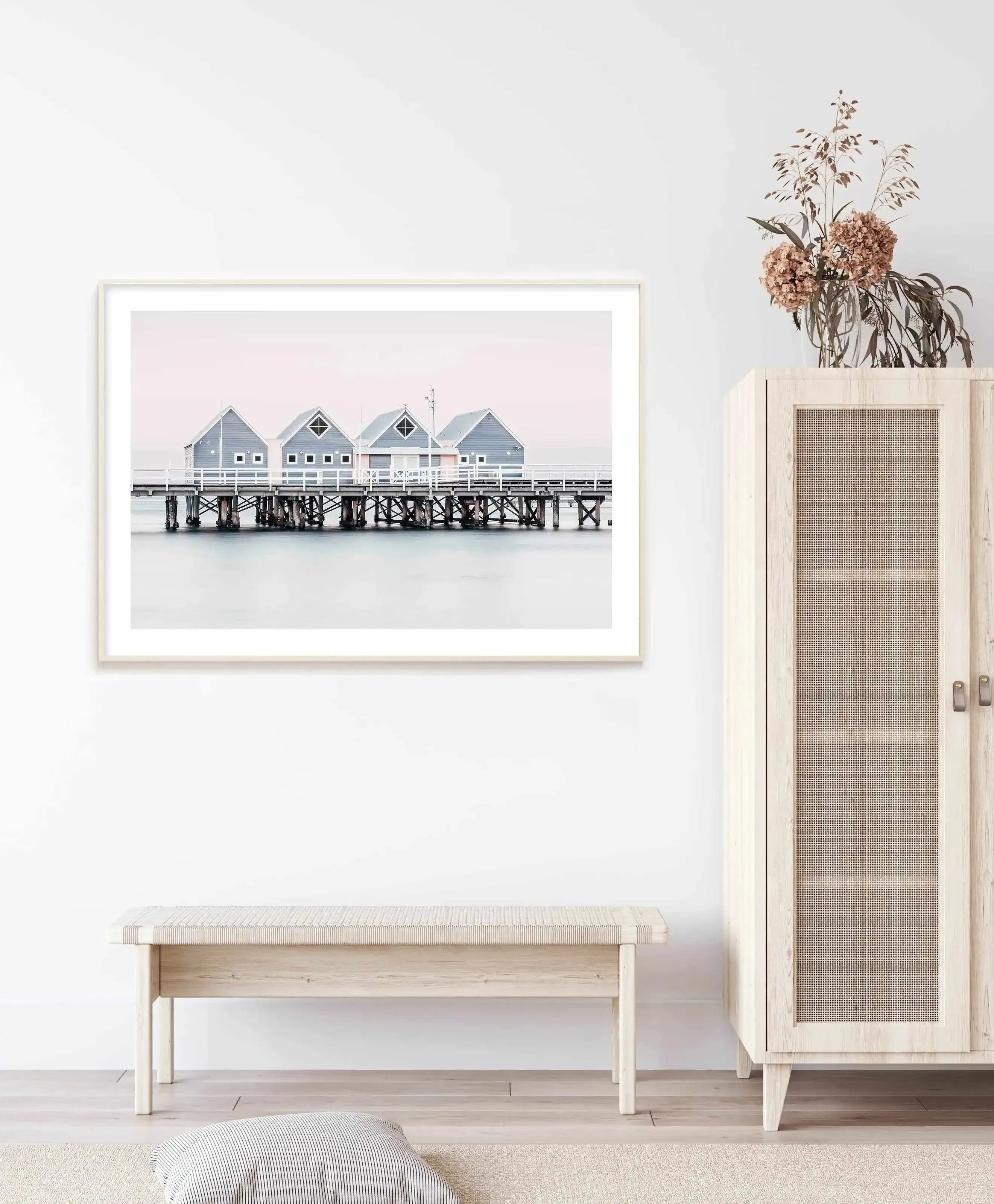 Busselton Jetty, WA Art Print-PRINT-Olive et Oriel-Olive et Oriel-Buy-Australian-Art-Prints-Online-with-Olive-et-Oriel-Your-Artwork-Specialists-Austrailia-Decorate-With-Coastal-Photo-Wall-Art-Prints-From-Our-Beach-House-Artwork-Collection-Fine-Poster-and-Framed-Artwork