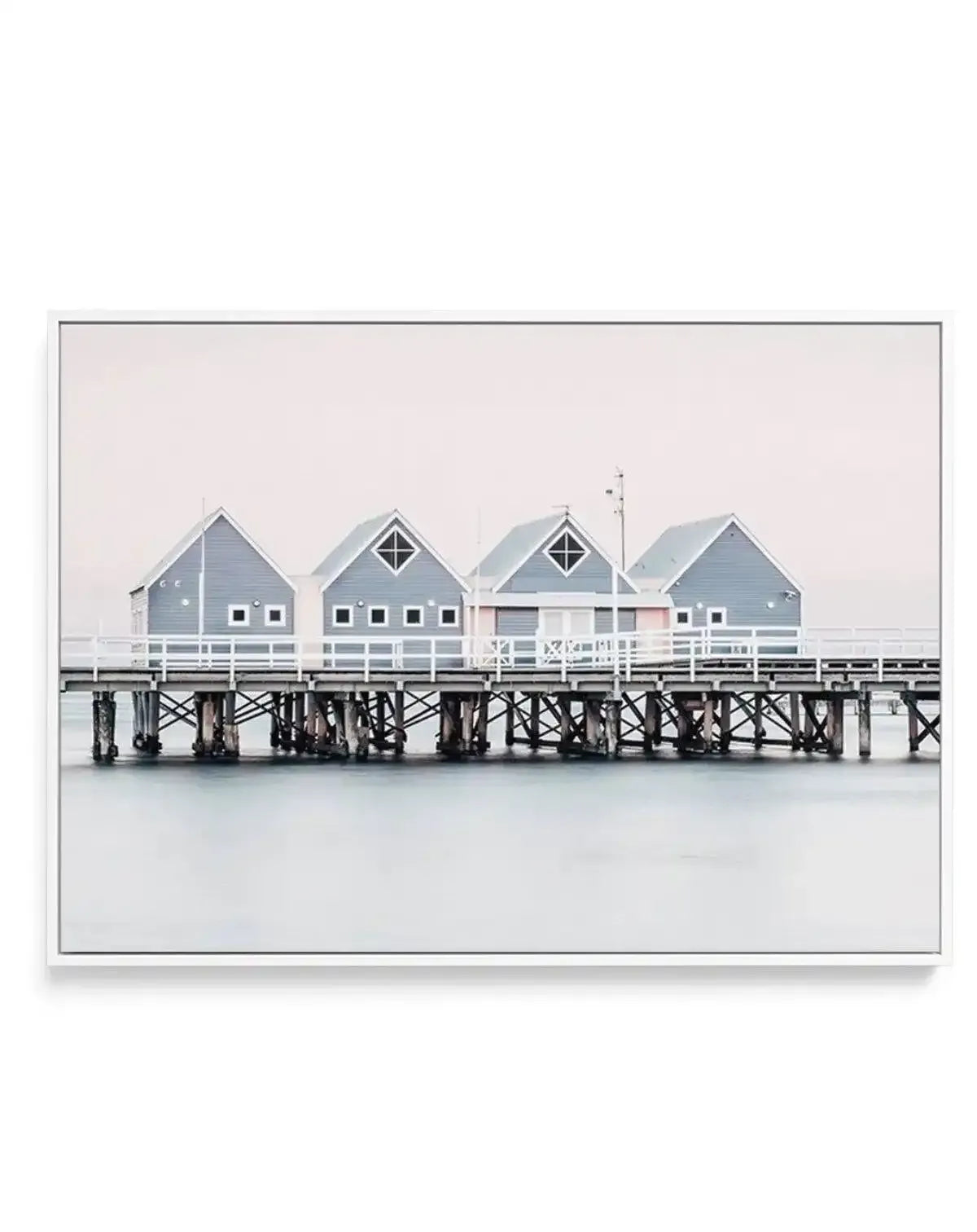 Busselton Jetty, WA | Framed Canvas-CANVAS-You can shop wall art online with Olive et Oriel for everything from abstract art to fun kids wall art. Our beautiful modern art prints and canvas art are available from large canvas prints to wall art paintings and our proudly Australian artwork collection offers only the highest quality framed large wall art and canvas art Australia - You can buy fashion photography prints or Hampton print posters and paintings on canvas from Olive et Oriel and have t