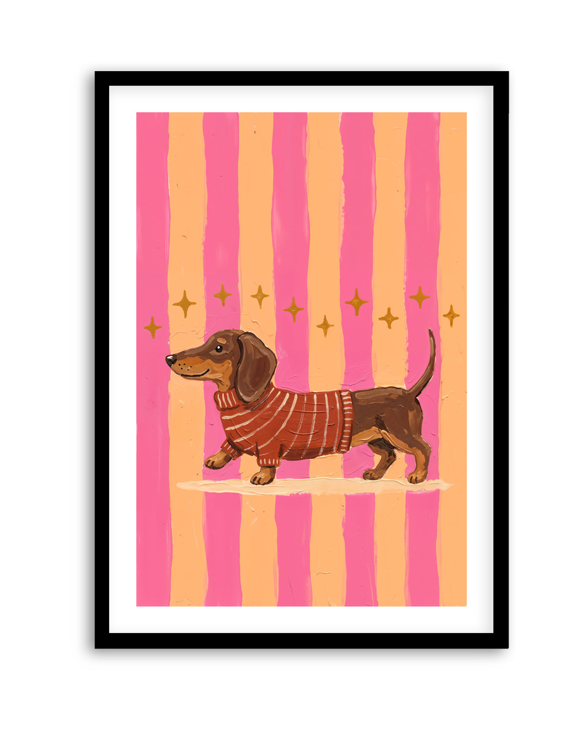 Busy Dachshund | Art Print