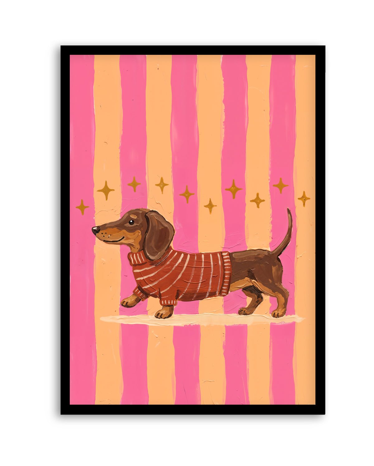 Busy Dachshund | Art Print