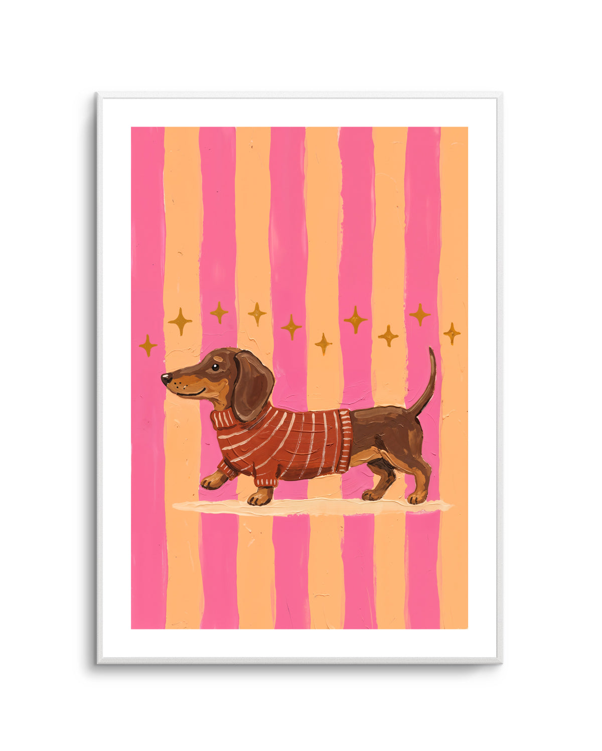 Busy Dachshund | Art Print