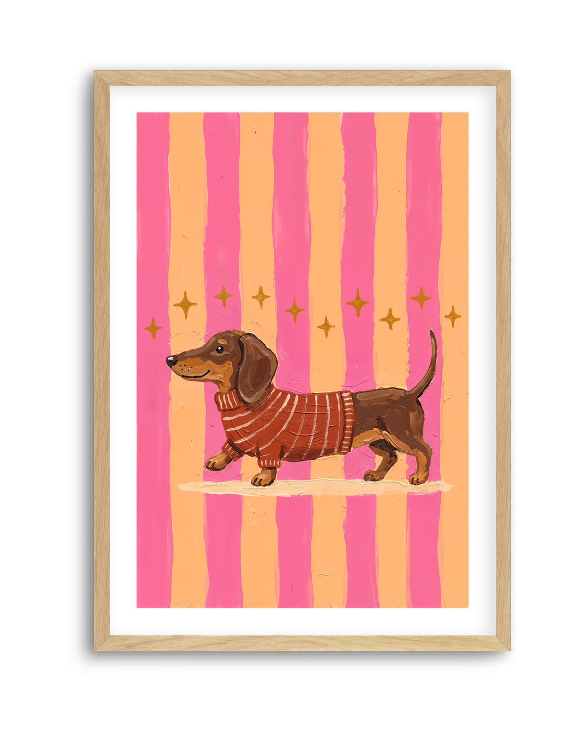 Busy Dachshund | Art Print