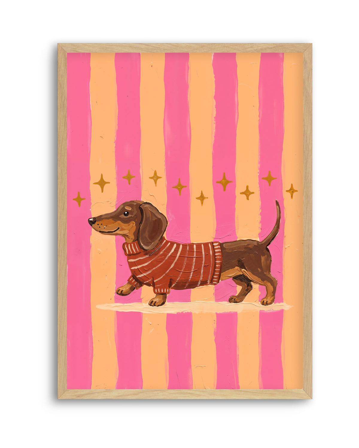 Busy Dachshund | Art Print