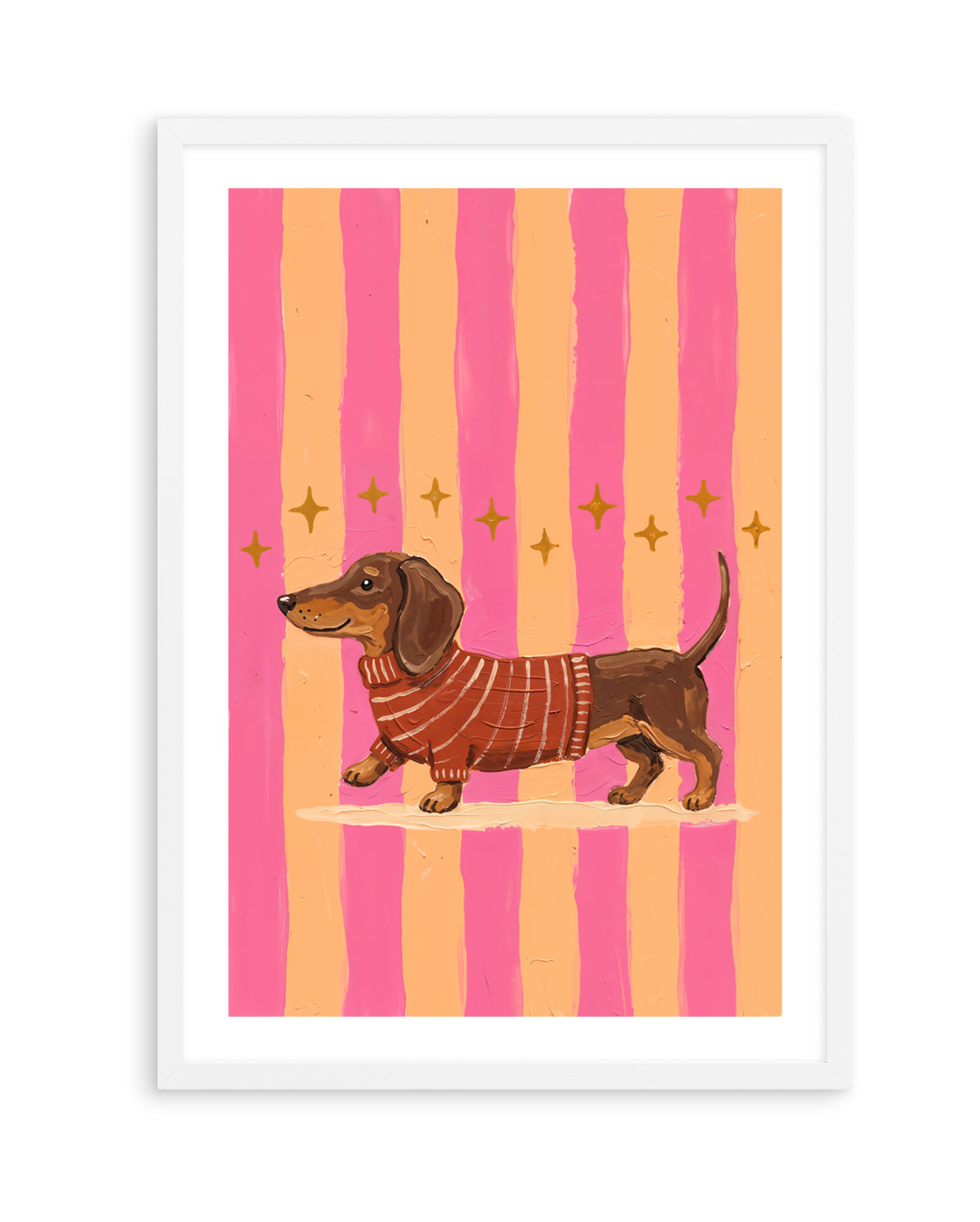 Busy Dachshund | Art Print
