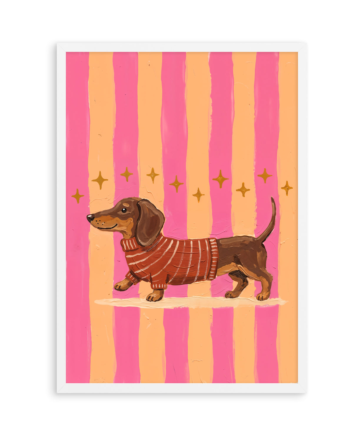 Busy Dachshund | Art Print