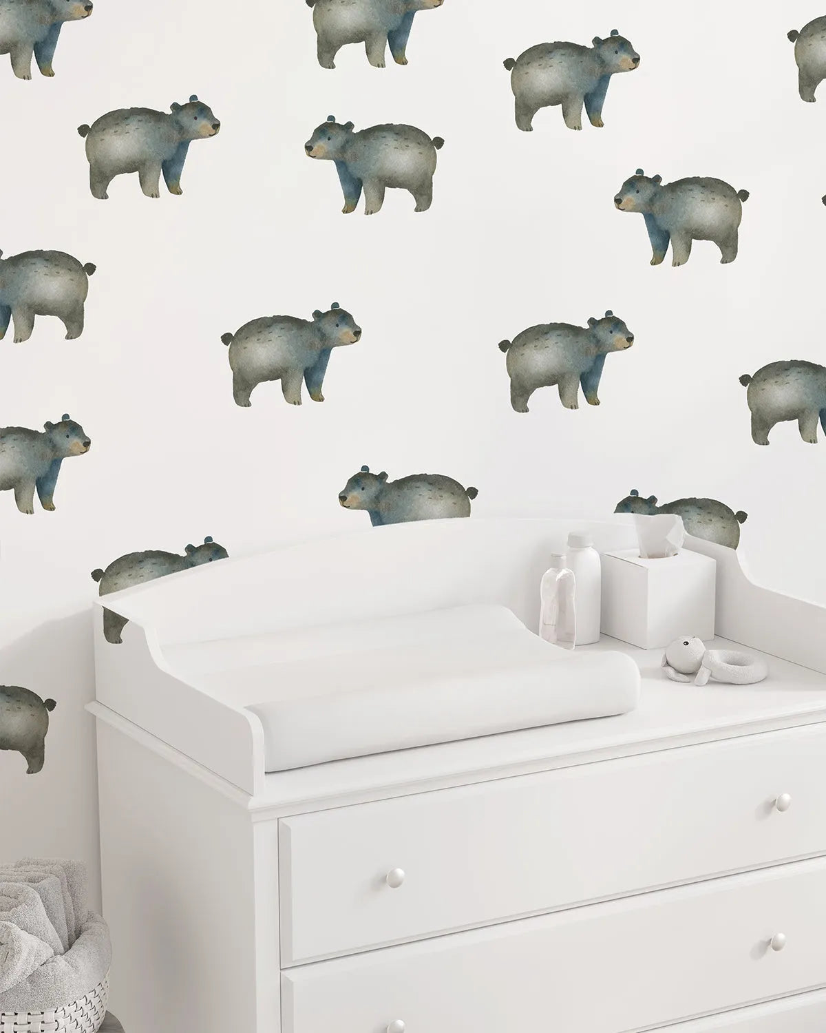 Busy Bears Decal Set from Olive et Oriel where you can shop wallpaper and artworks online
