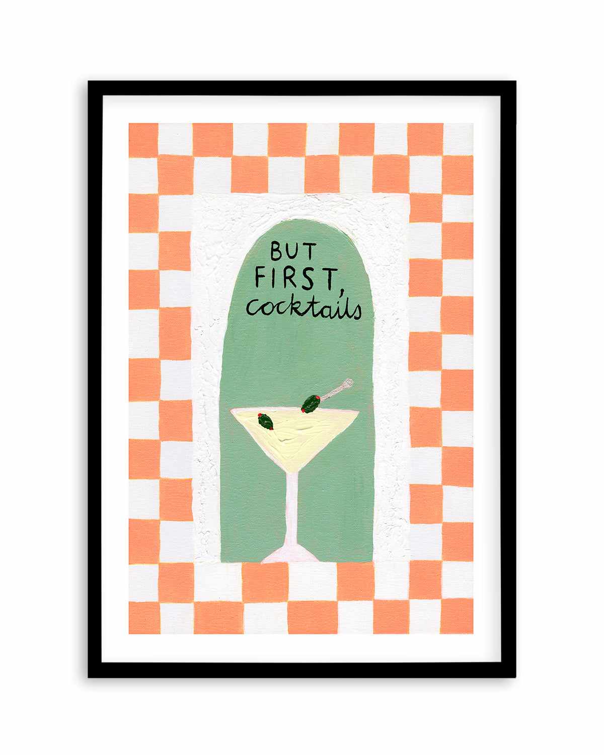 But First by Britney Turner Art Print