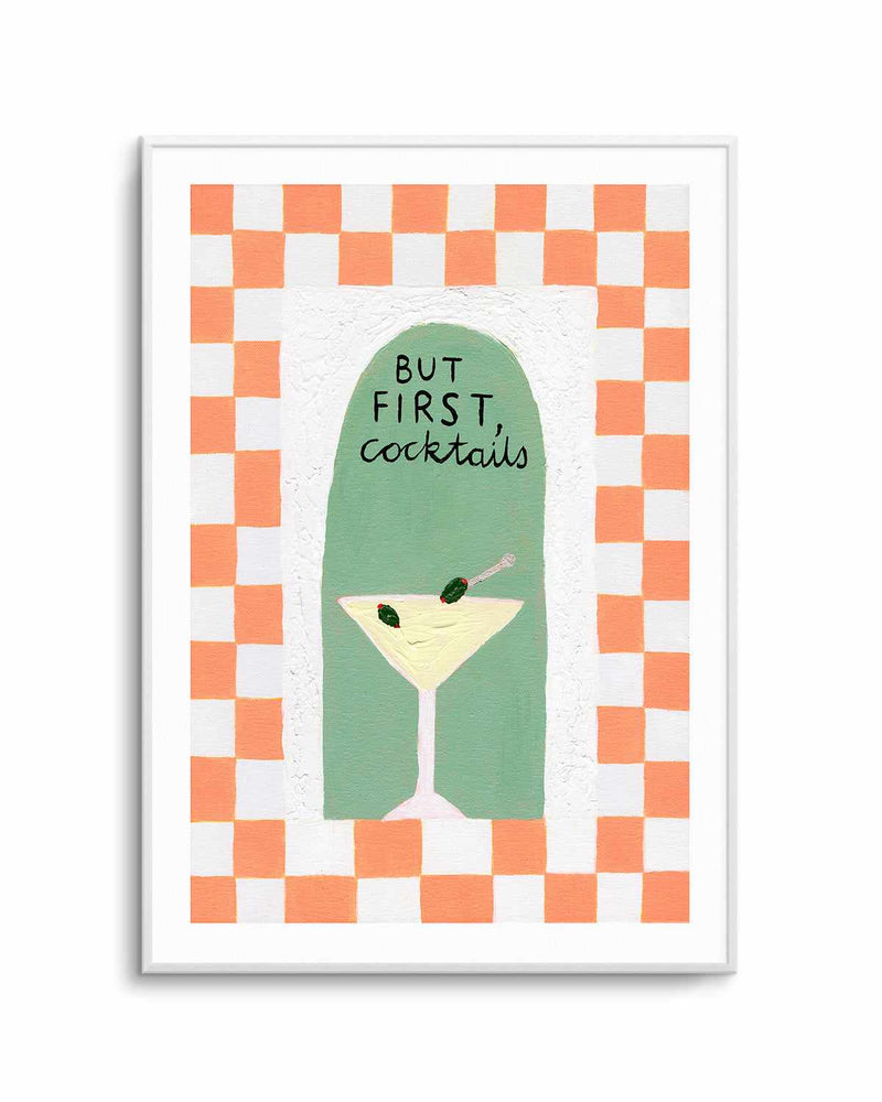 But First by Britney Turner Art Print