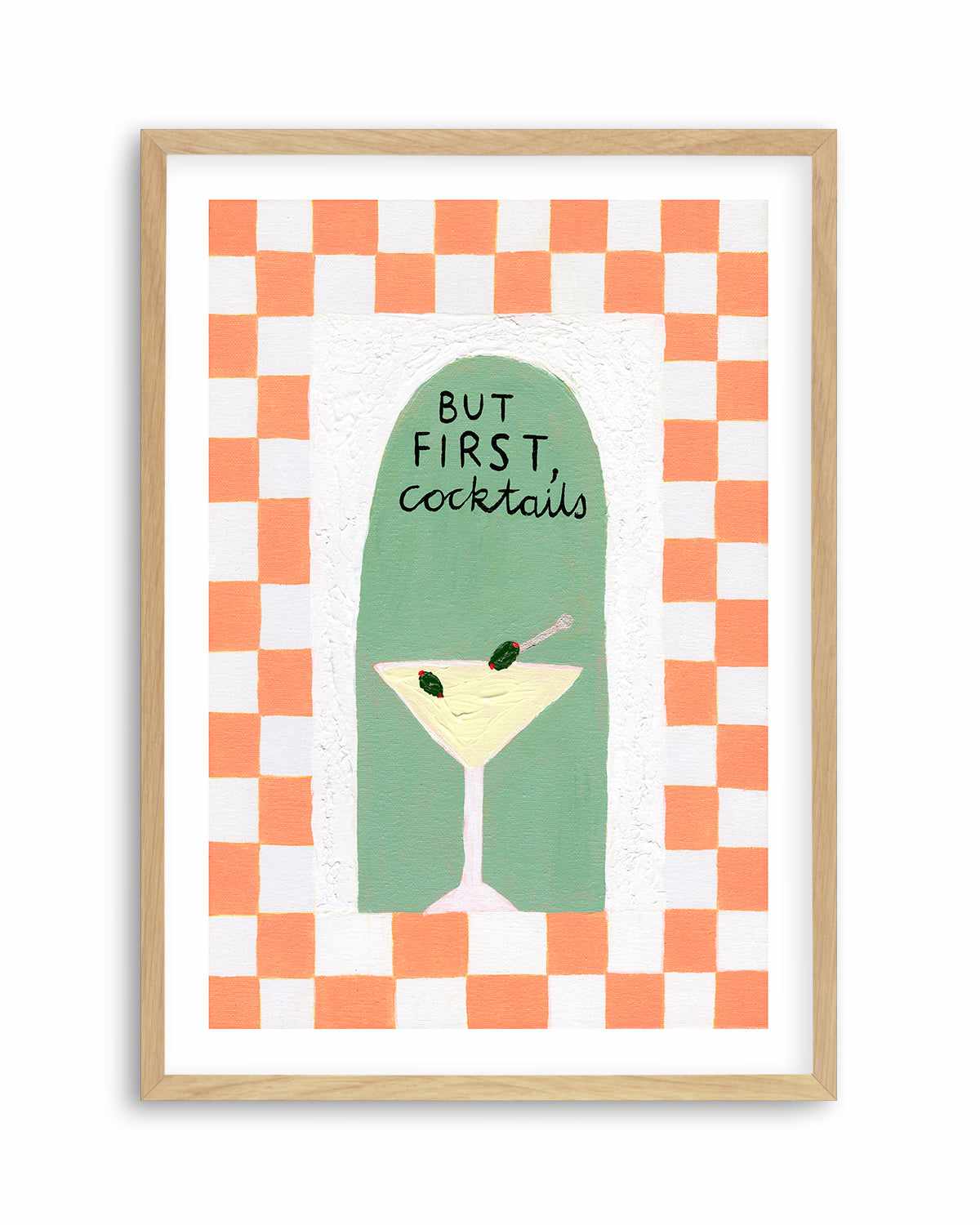 But First by Britney Turner Art Print