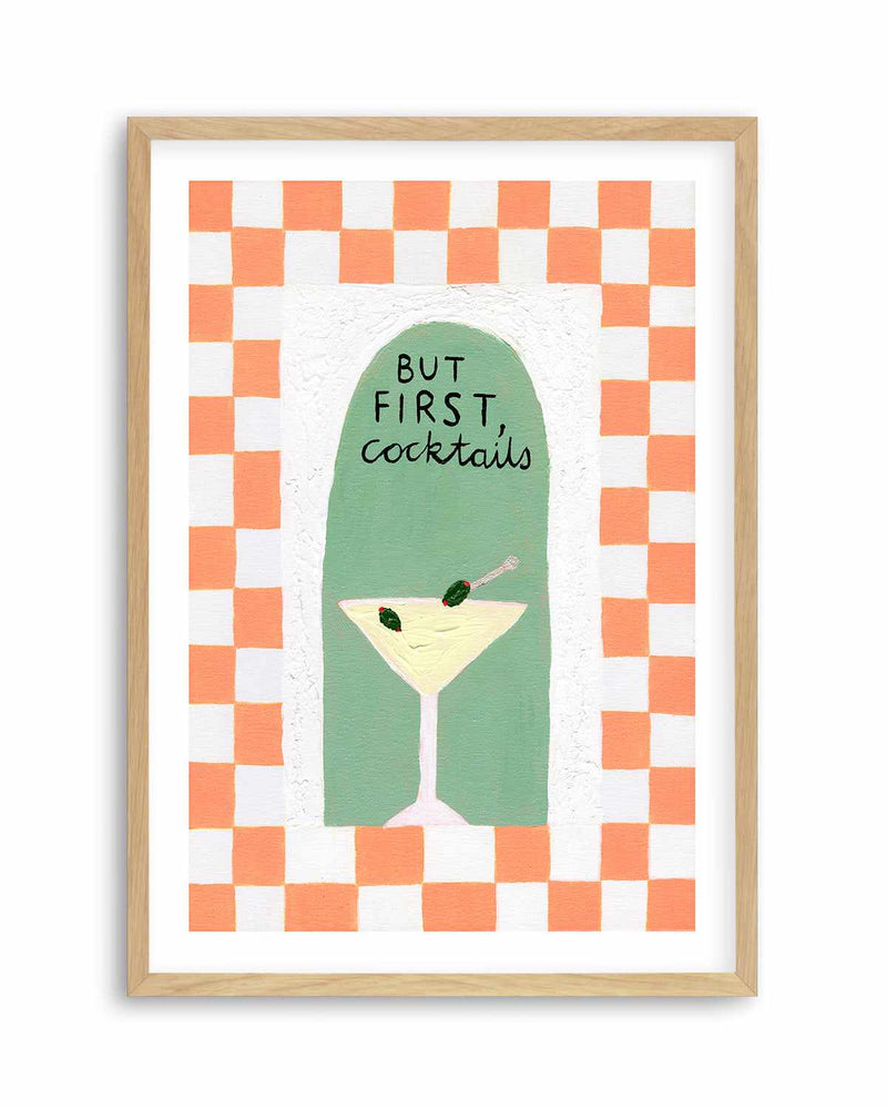 But First by Britney Turner Art Print