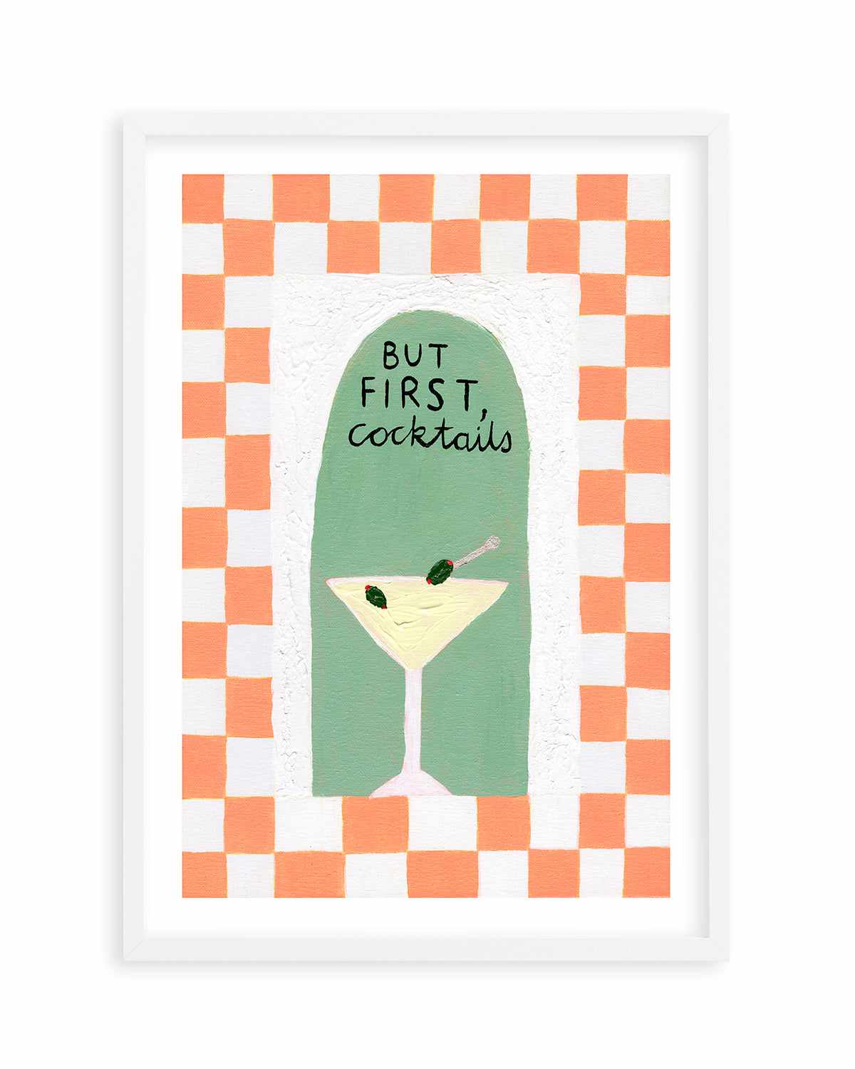 But First by Britney Turner Art Print