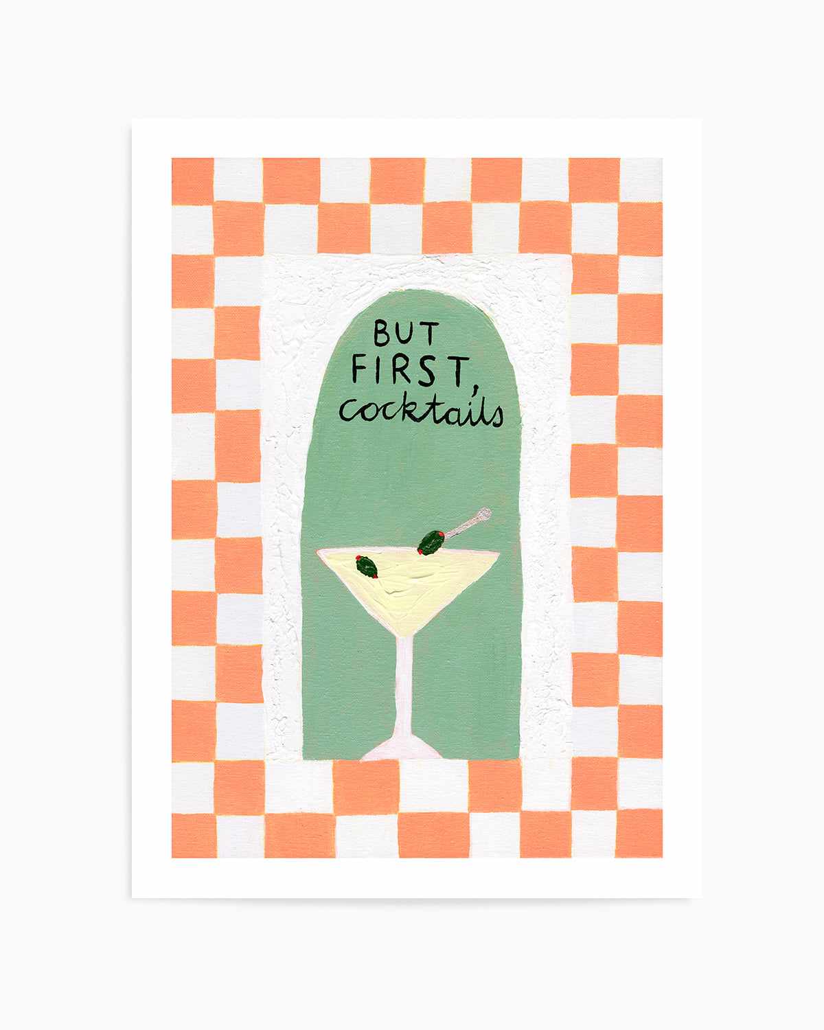 But First by Britney Turner Art Print