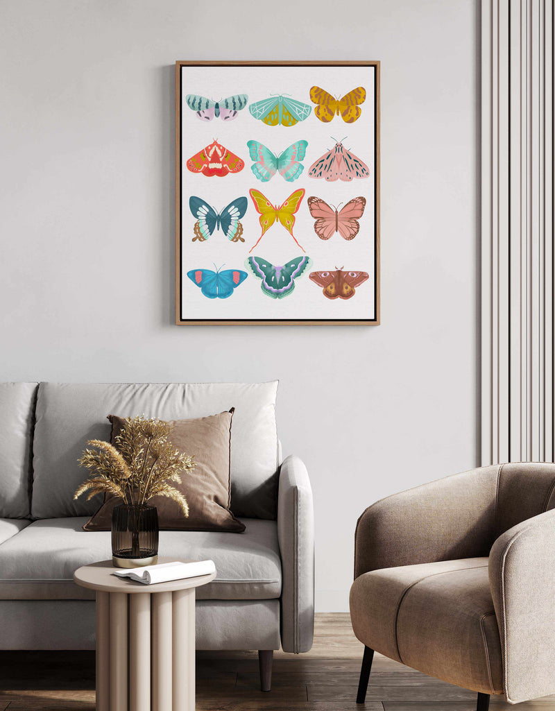 Butterfly By Petra Lizde | Framed Canvas Art Print