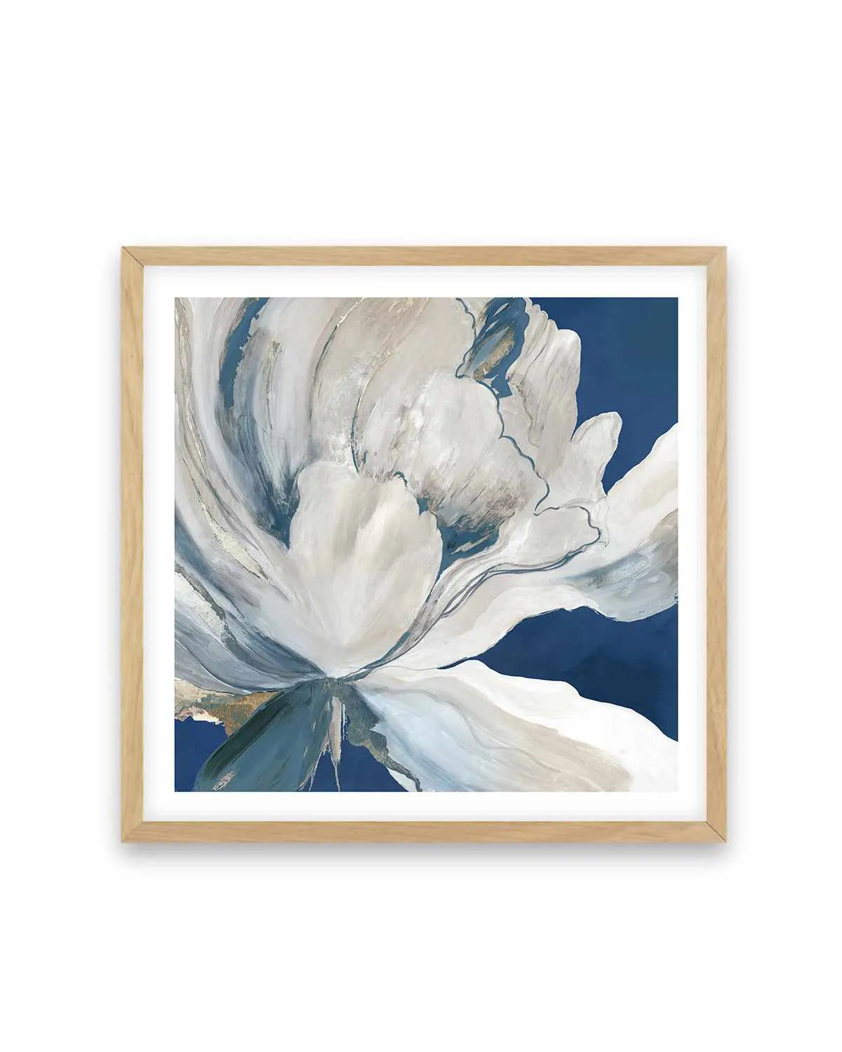 Butterfly Flower I Blue Art Print from Olive et Oriel where you can shop wallpaper and artworks online