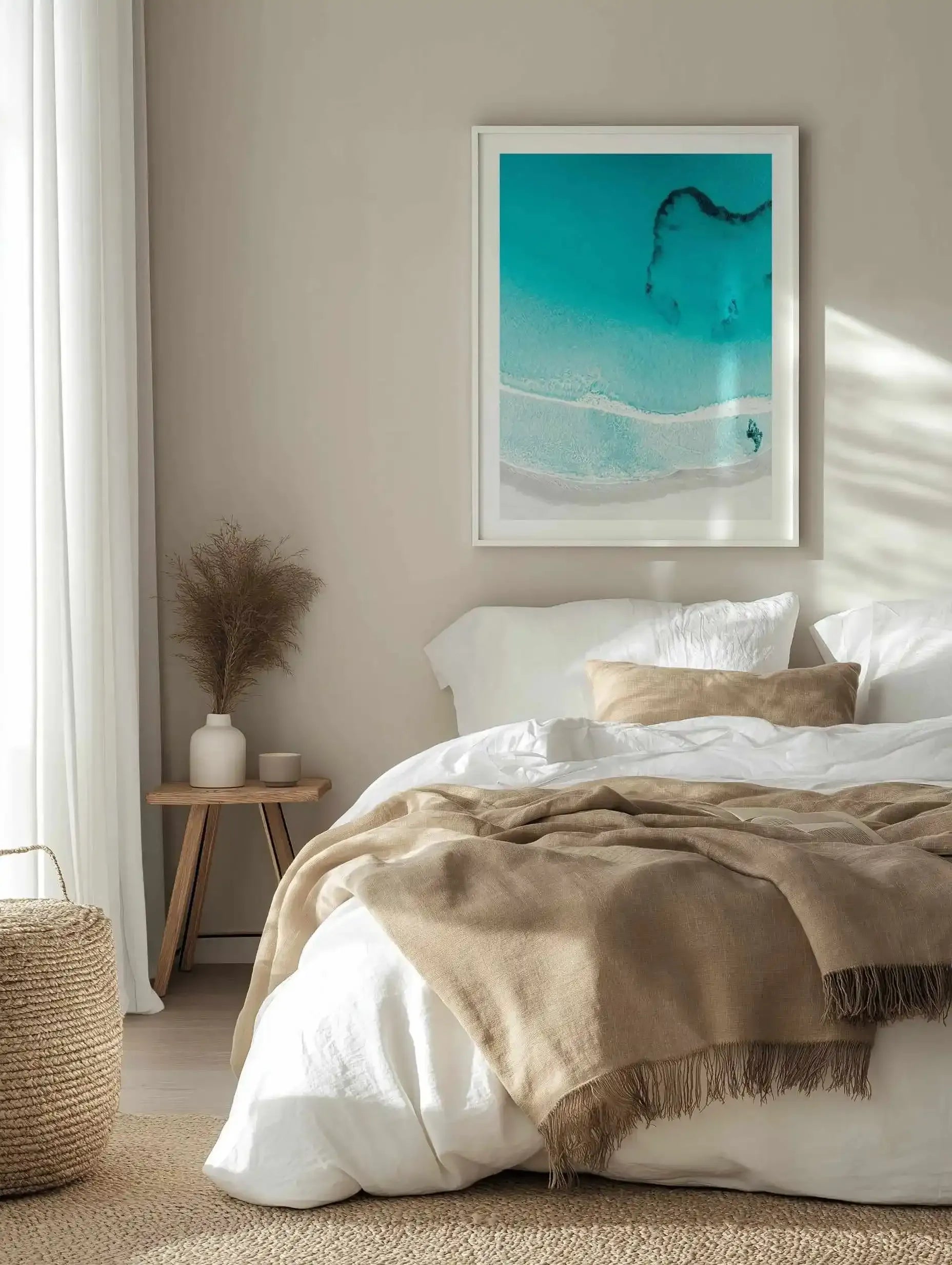 Butterfly Rock Esperance | Aerial Photo Wall Art Print from Olive et Oriel where you can shop wallpaper and artworks online