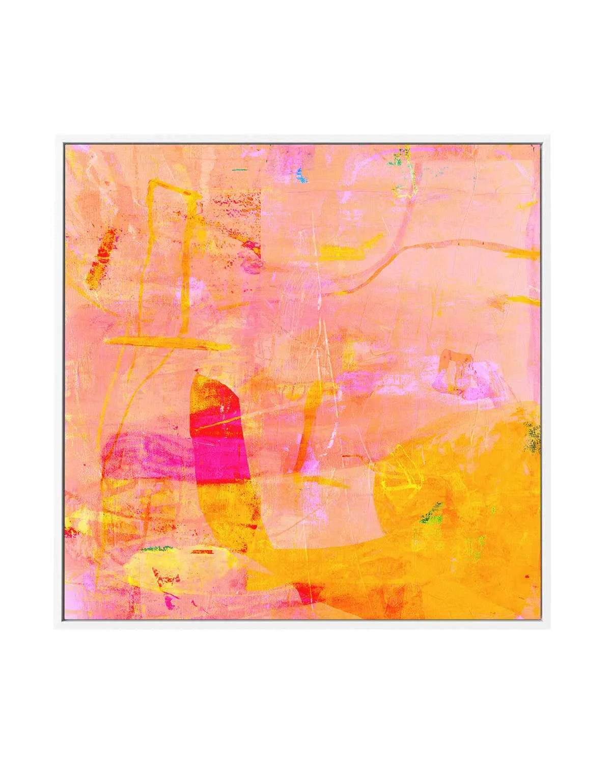 Butterscotch Kiss by Antonia Tzenova | Framed Canvas Art Print from Olive et Oriel where you can shop wallpaper and artworks online