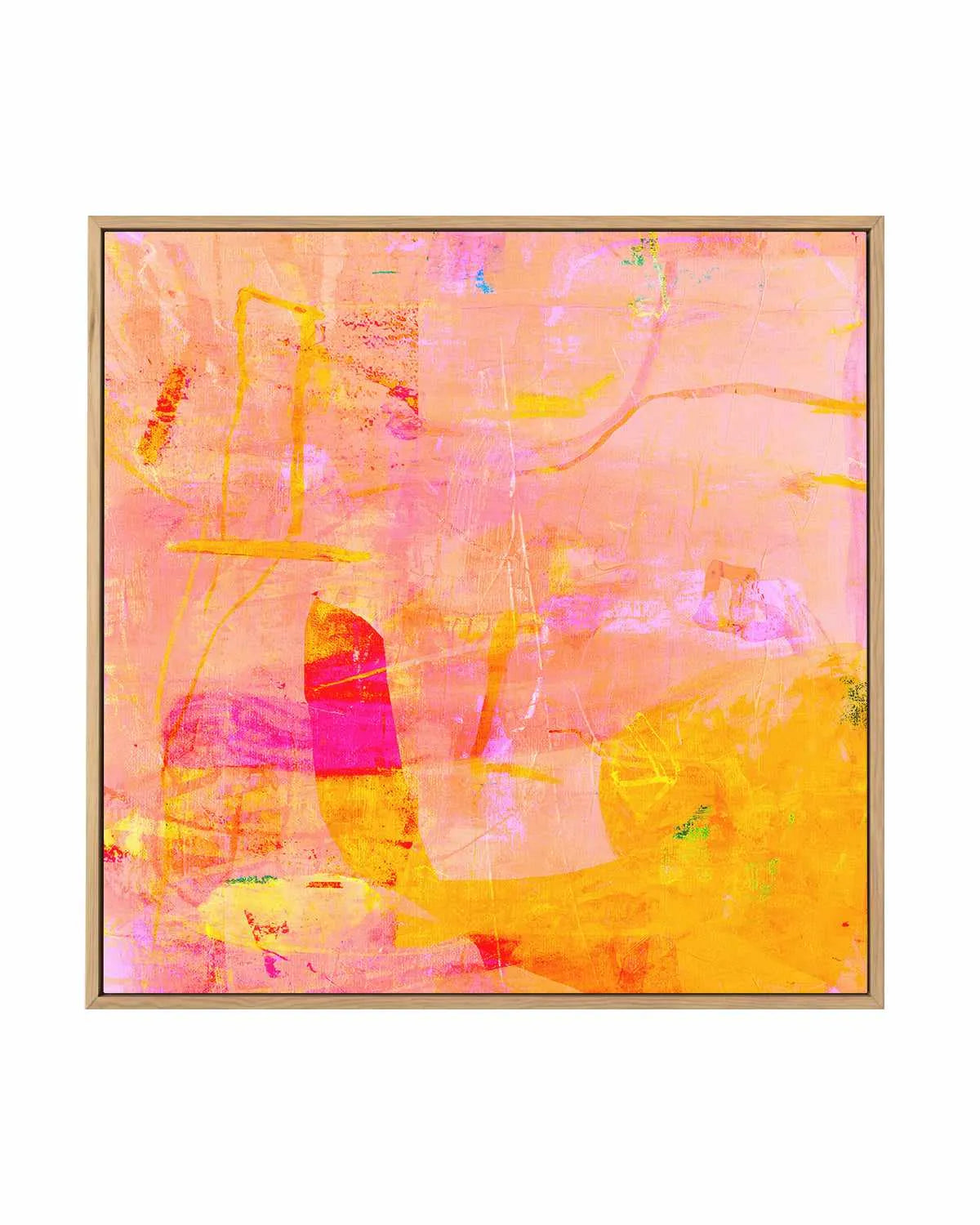 Butterscotch Kiss by Antonia Tzenova | Framed Canvas Art Print from Olive et Oriel where you can shop wallpaper and artworks online