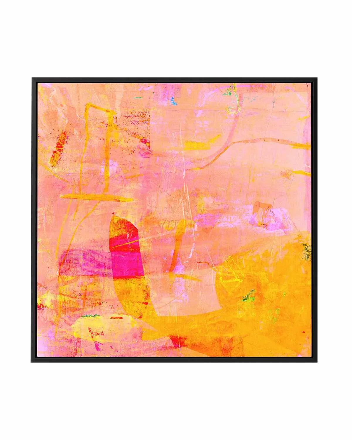 Butterscotch Kiss by Antonia Tzenova | Framed Canvas Art Print from Olive et Oriel where you can shop wallpaper and artworks online