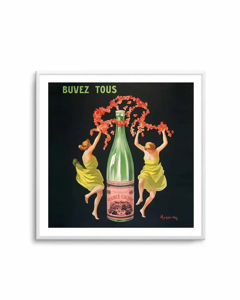Buves Tous Vintage Poster Art Print from Olive et Oriel where you can shop wallpaper and artworks online