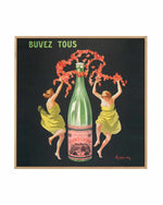 Buves Tous Vintage Poster | Framed Canvas Art Print