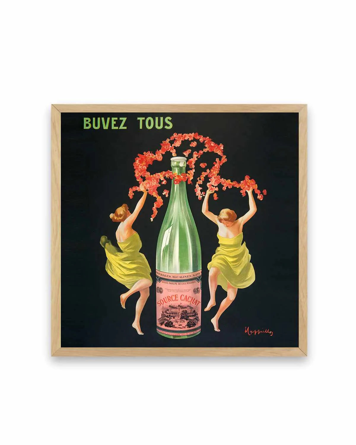 Buves Tous Vintage Poster Art Print from Olive et Oriel where you can shop wallpaper and artworks online