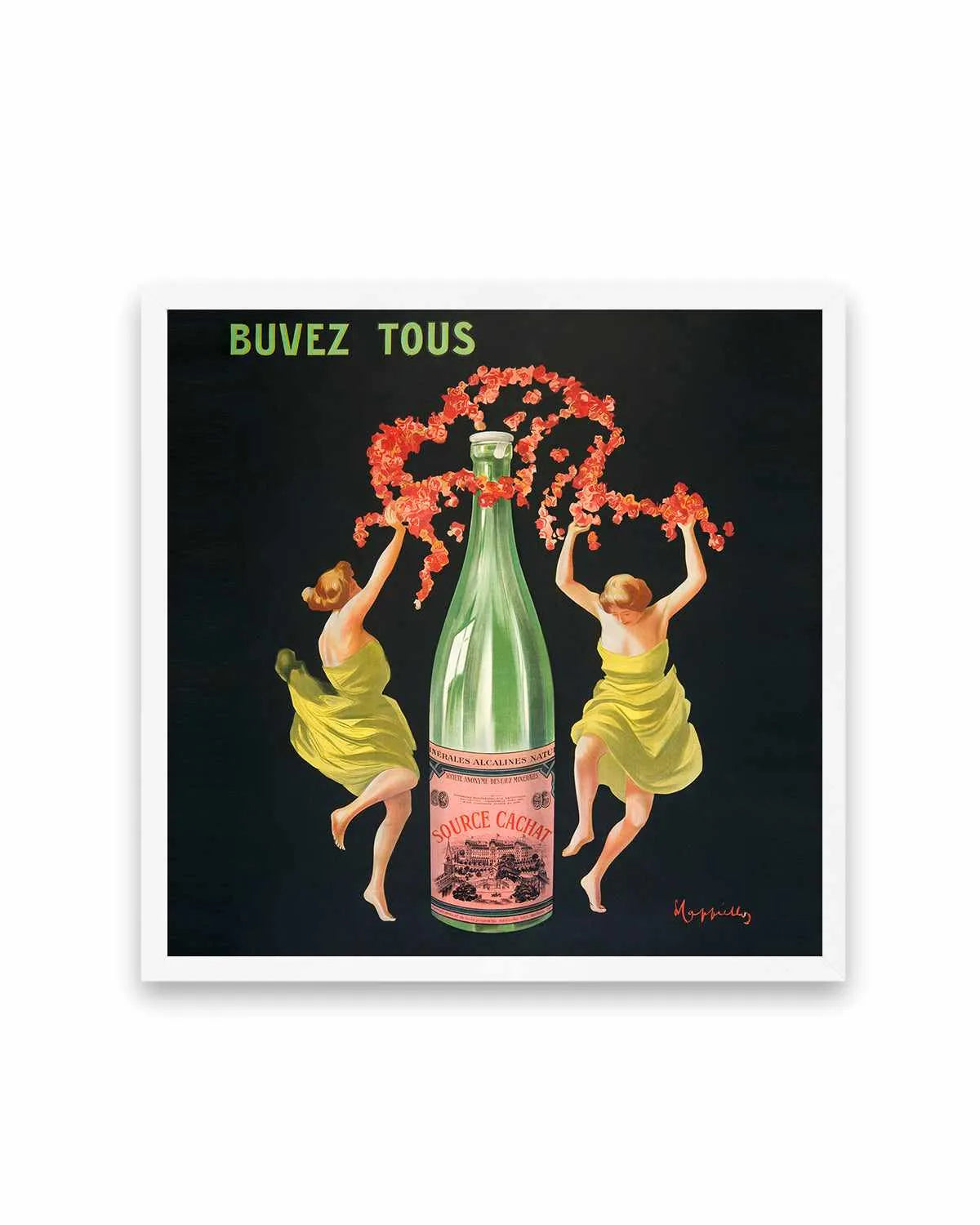Buves Tous Vintage Poster Art Print from Olive et Oriel where you can shop wallpaper and artworks online